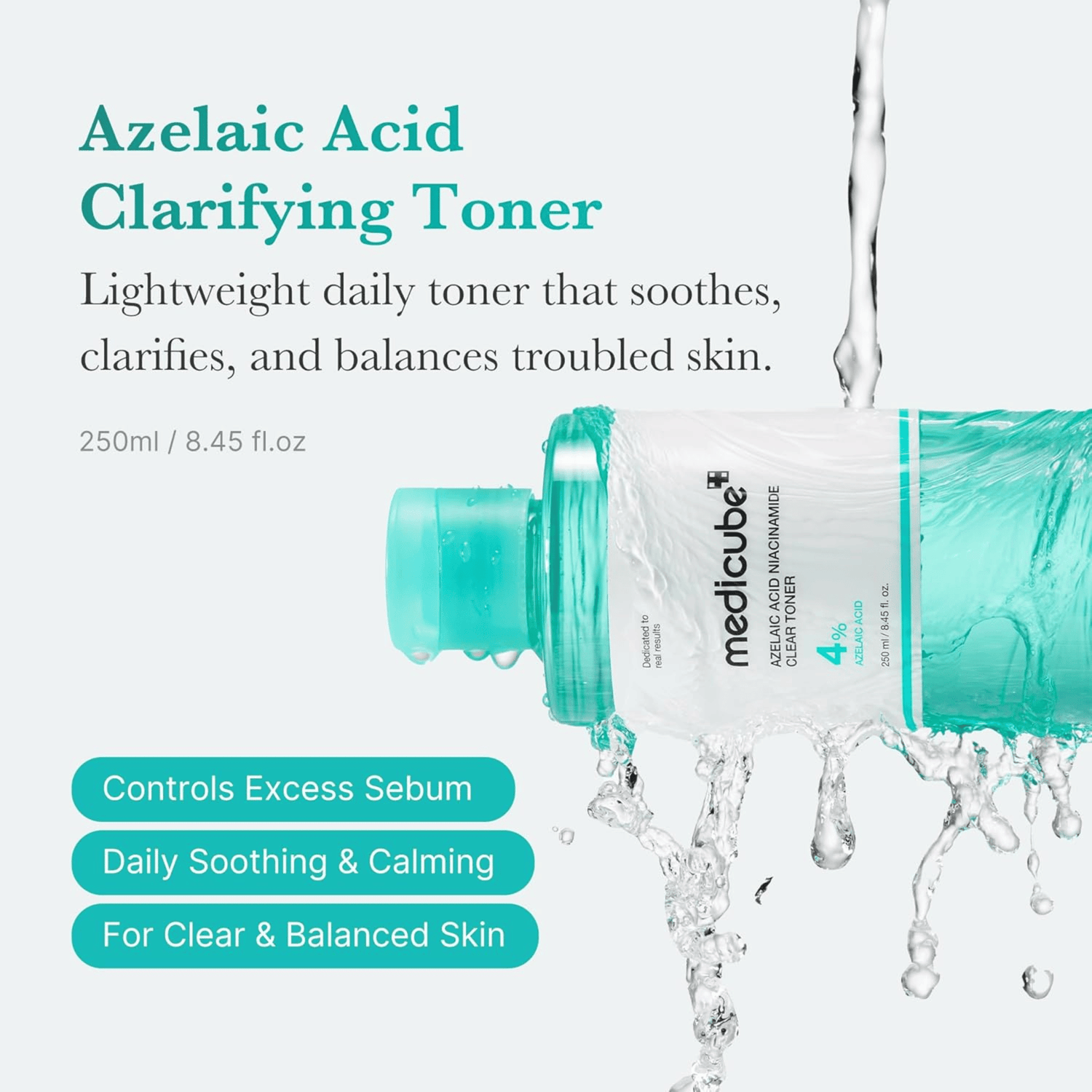 Medicube Azelaic Acid Niacinamide Clear Toner 250ml - cosmadic