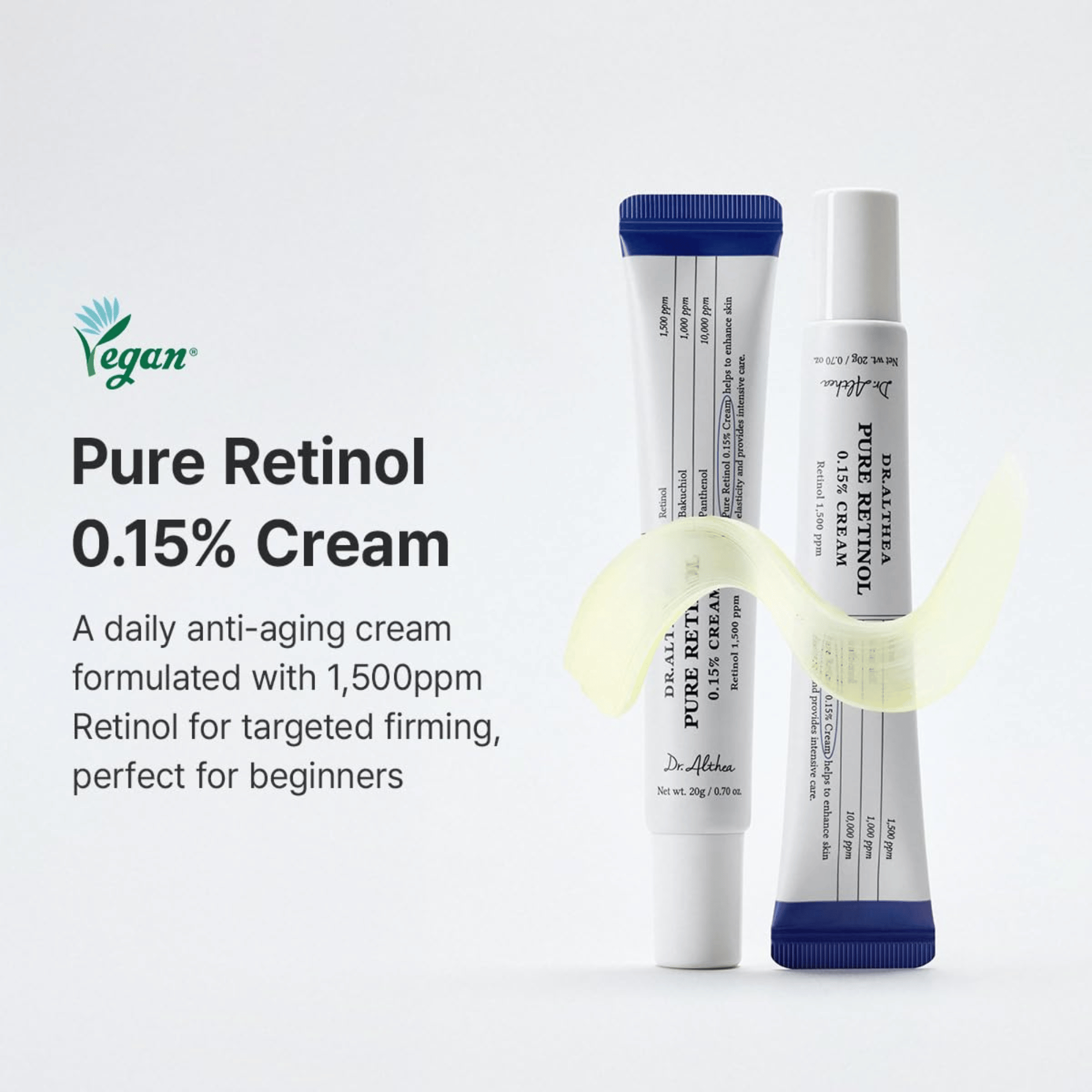 Dr. Althea Pure Retinol 0.15% Cream 20g - cosmadic