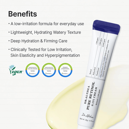 Dr. Althea Pure Retinol 0.15% Cream 20g - cosmadic
