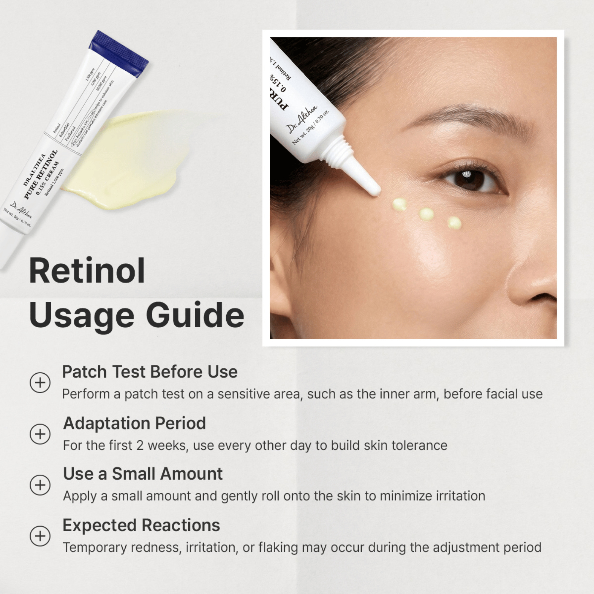 Dr. Althea Pure Retinol 0.15% Cream 20g - cosmadic
