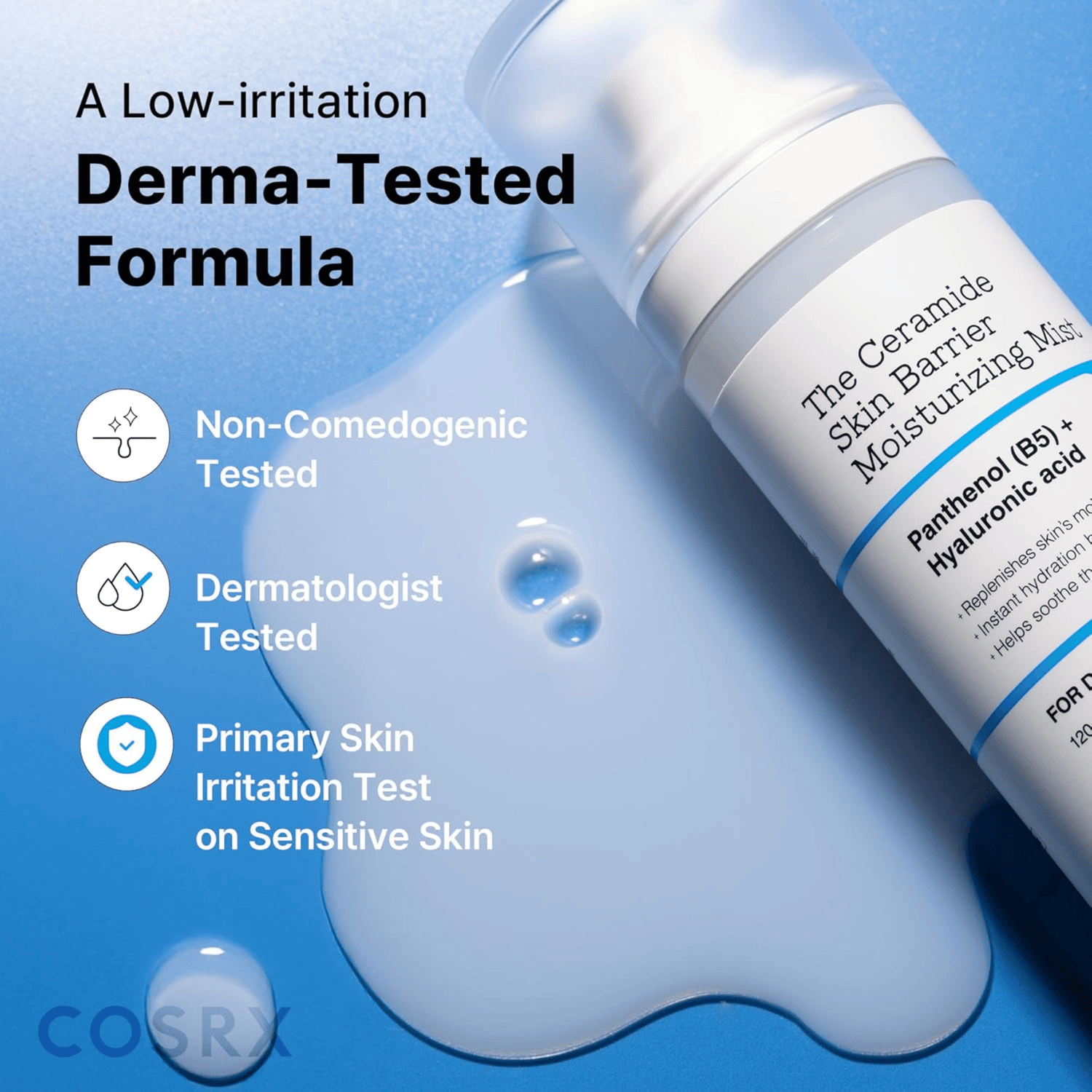 COSRX The Ceramide Skin Barrier Moisturizing Mist 120ml - cosmadic