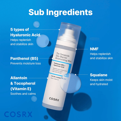 COSRX The Ceramide Skin Barrier Moisturizing Mist 120ml - cosmadic