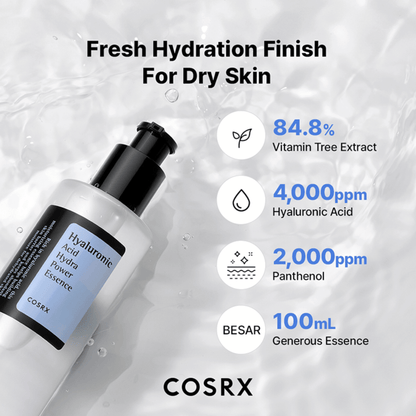COSRX Hyaluronic Acid Hydra Power Essence 100ml - cosmadic