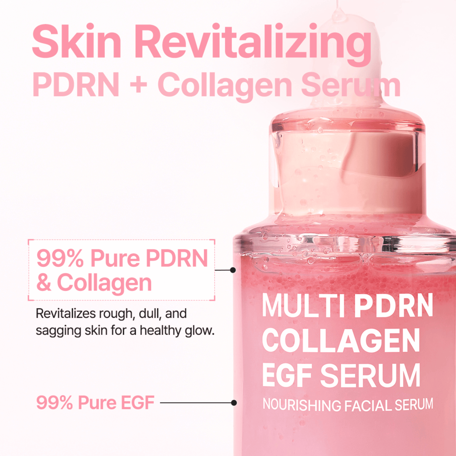 Purito Seoul Multi PDRN Collagen EGF Serum 30ml - cosmadic