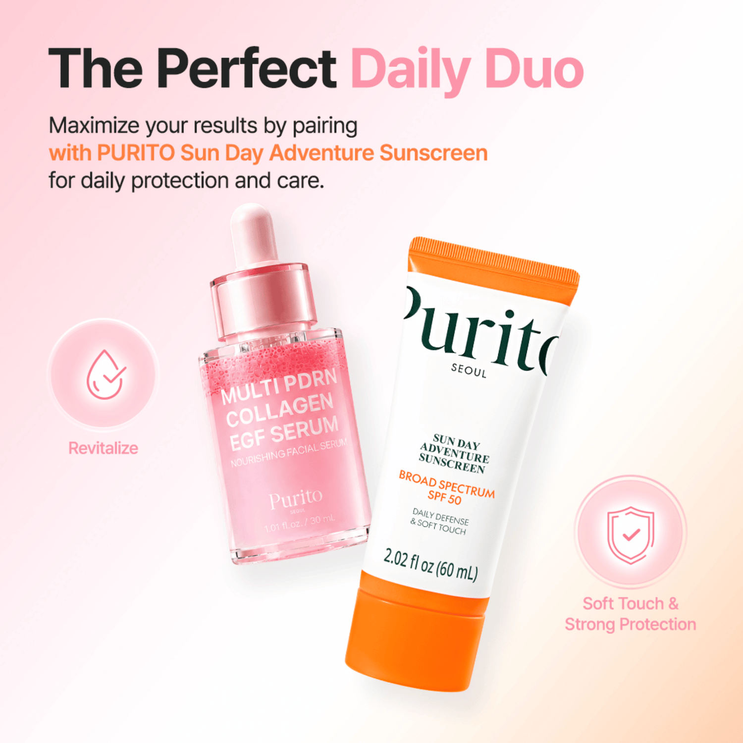 Purito Seoul Multi PDRN Collagen EGF Serum 30ml - cosmadic