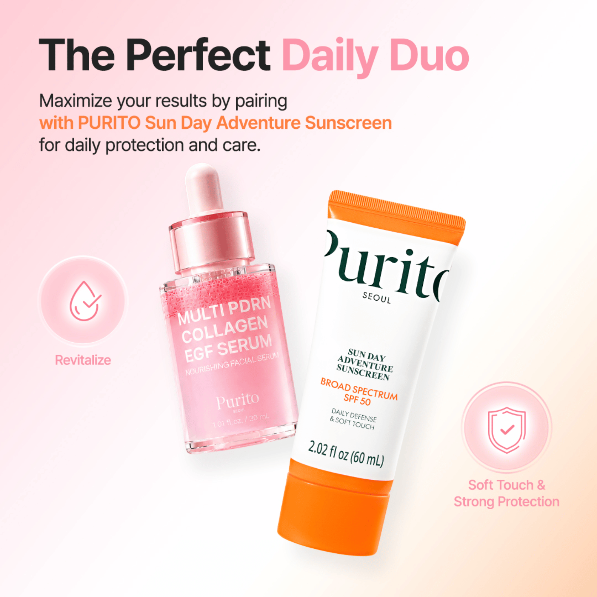Purito Seoul Multi PDRN Collagen EGF Serum 30ml - cosmadic