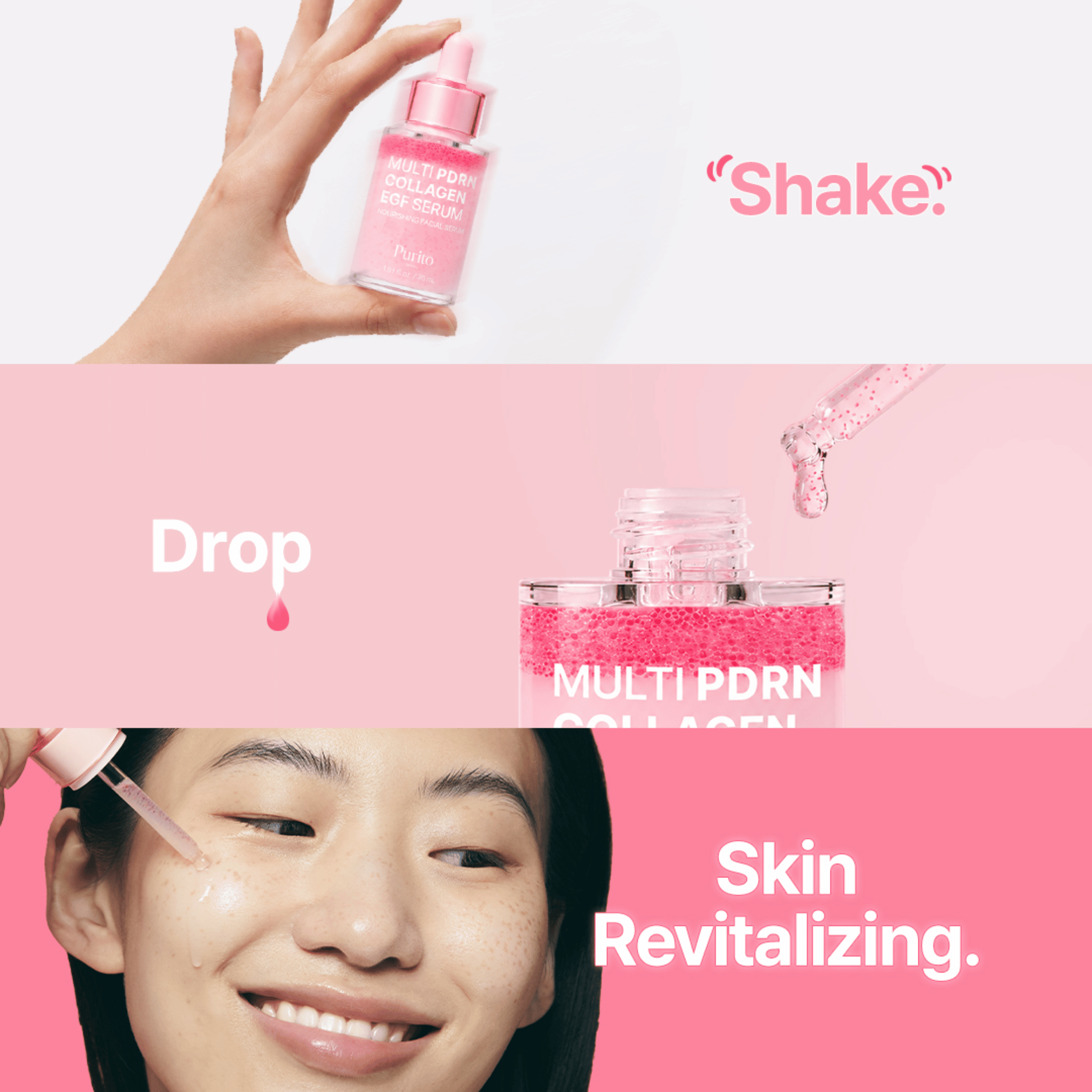 Purito Seoul Multi PDRN Collagen EGF Serum 30ml - cosmadic