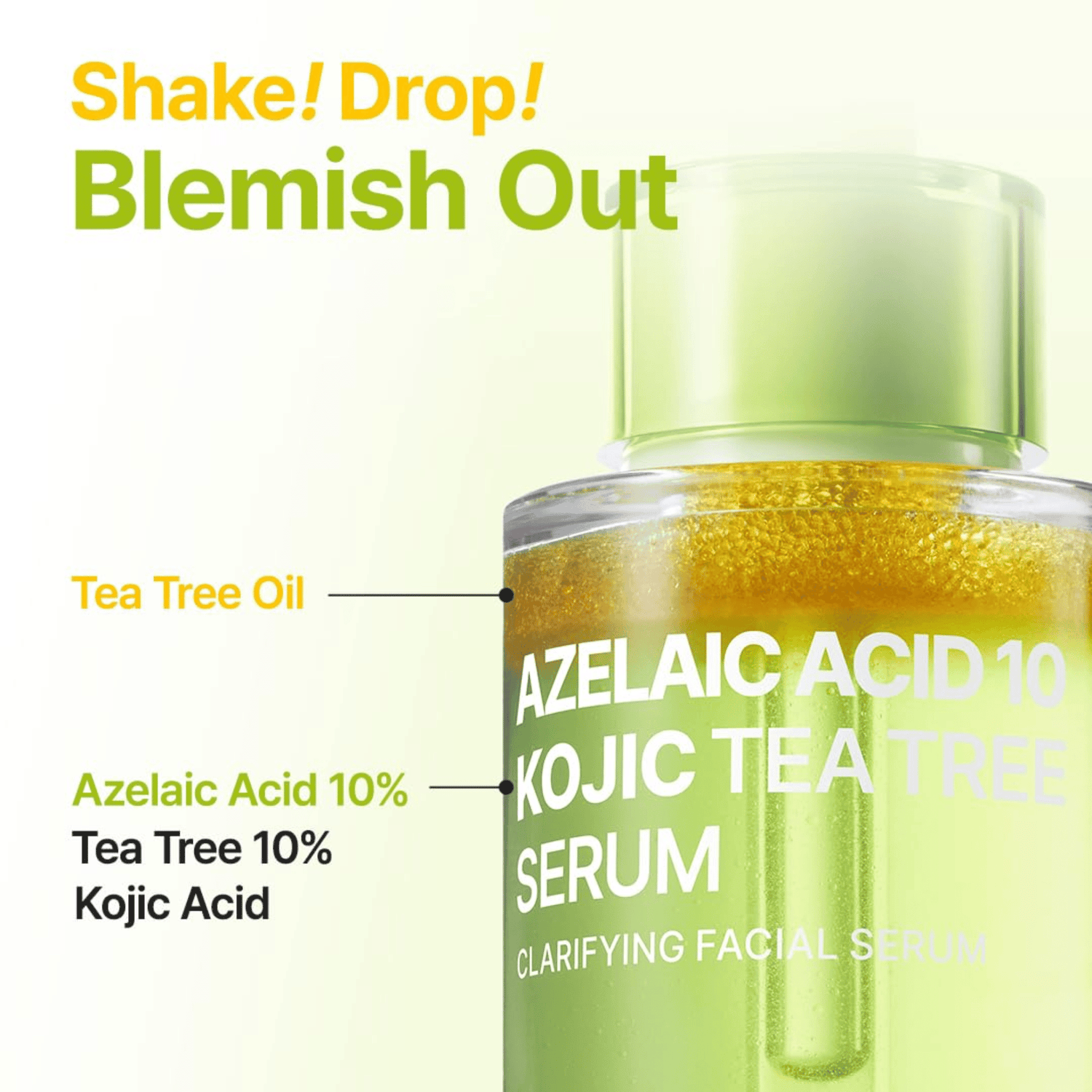 Purito Seoul Azelaic Acid 10 Kojic Tea Tree Serum 30ml - cosmadic