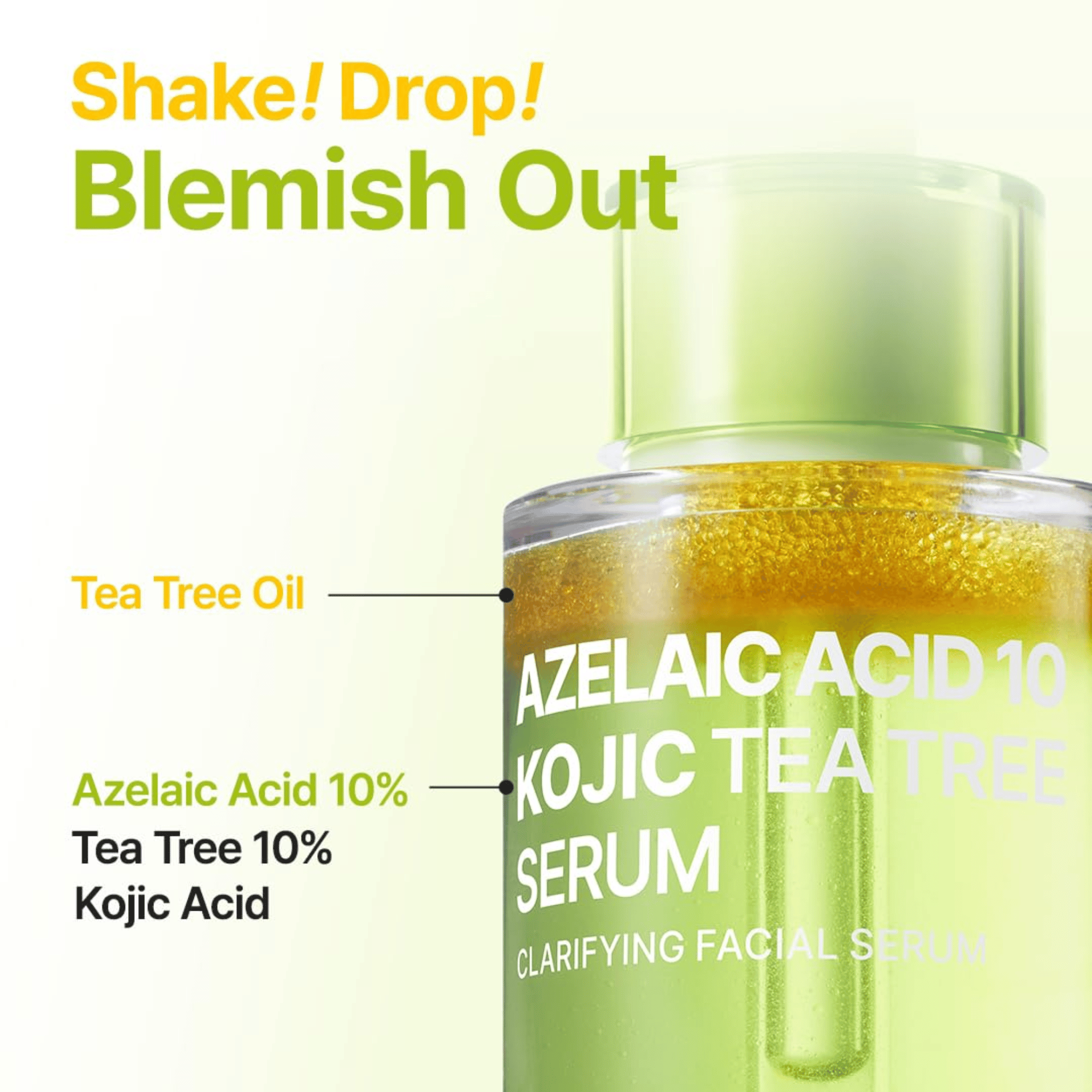 Purito Seoul Azelaic Acid 10 Kojic Tea Tree Serum 30ml - cosmadic