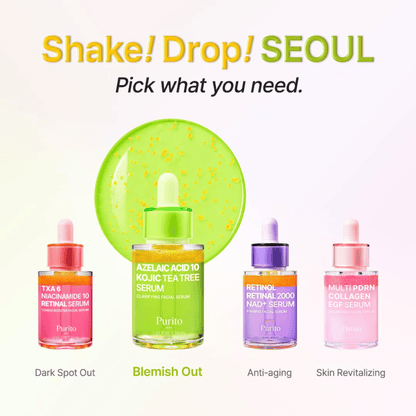 Purito Seoul Azelaic Acid 10 Kojic Tea Tree Serum 30ml - cosmadic