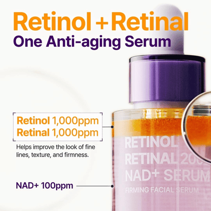 Purito Seoul Retinol Retinal 2000 NAD+ Serum 30ml - cosmadic