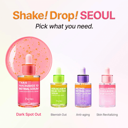 Purito Seoul TXA 6 Niacinamide 10 Retinal Serum 30ml - cosmadic