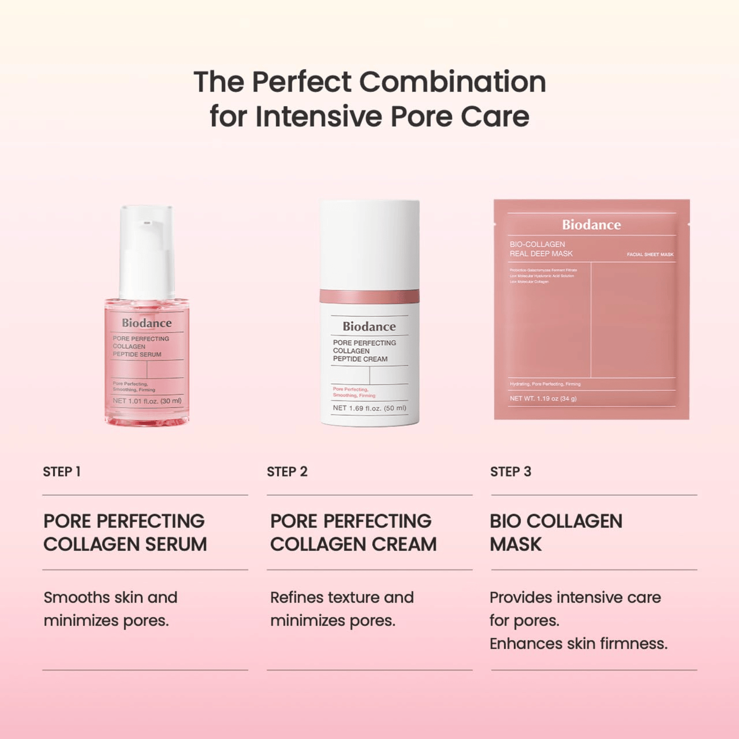 Biodance Pore Perfecting Collagen Peptide Cream 50ml - cosmadic