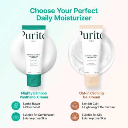 Purito Seoul Mighty Bamboo Panthenol Cream 100ml - cosmadic