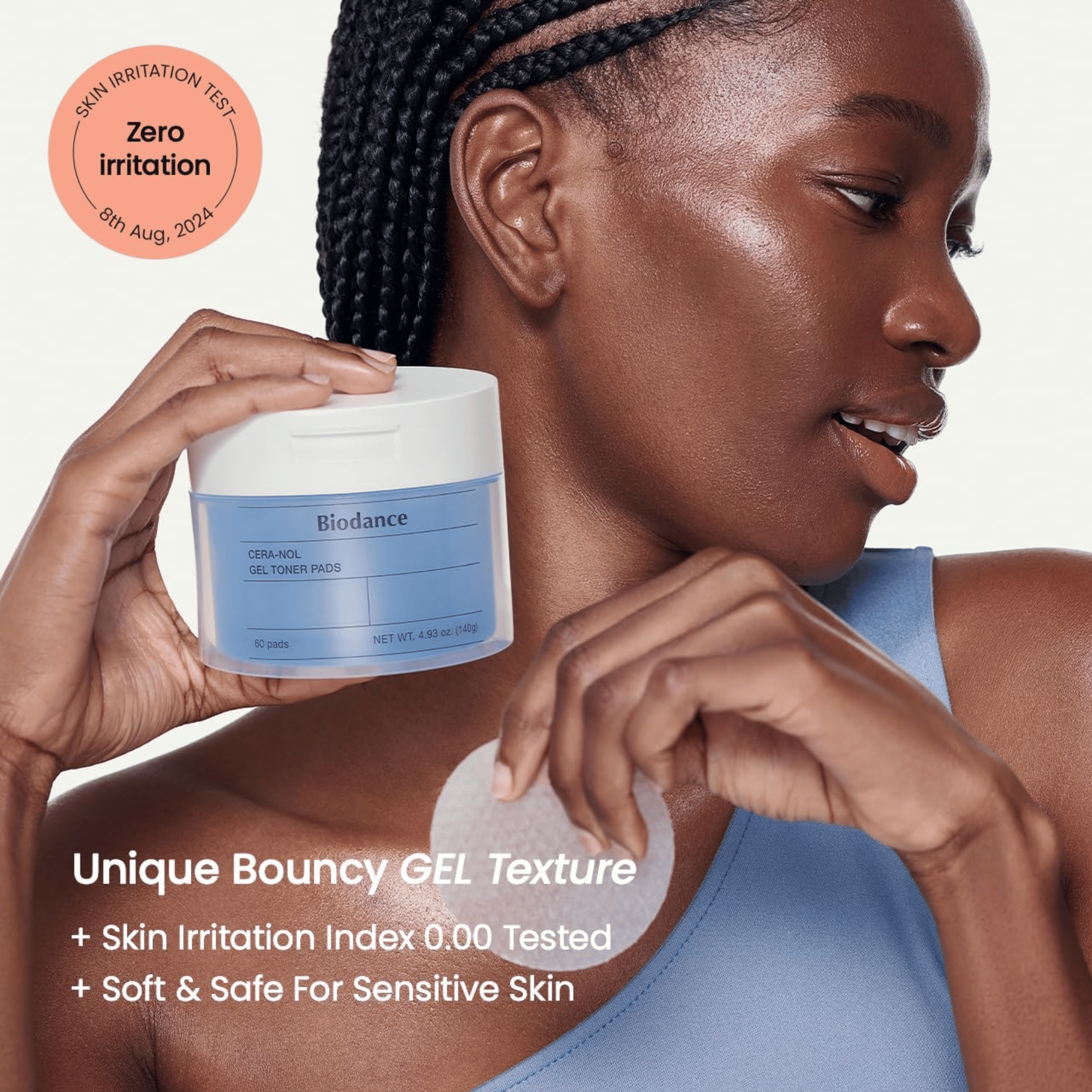 Biodance Cera-nol Gel Toner Pads 60 Pads - cosmadic