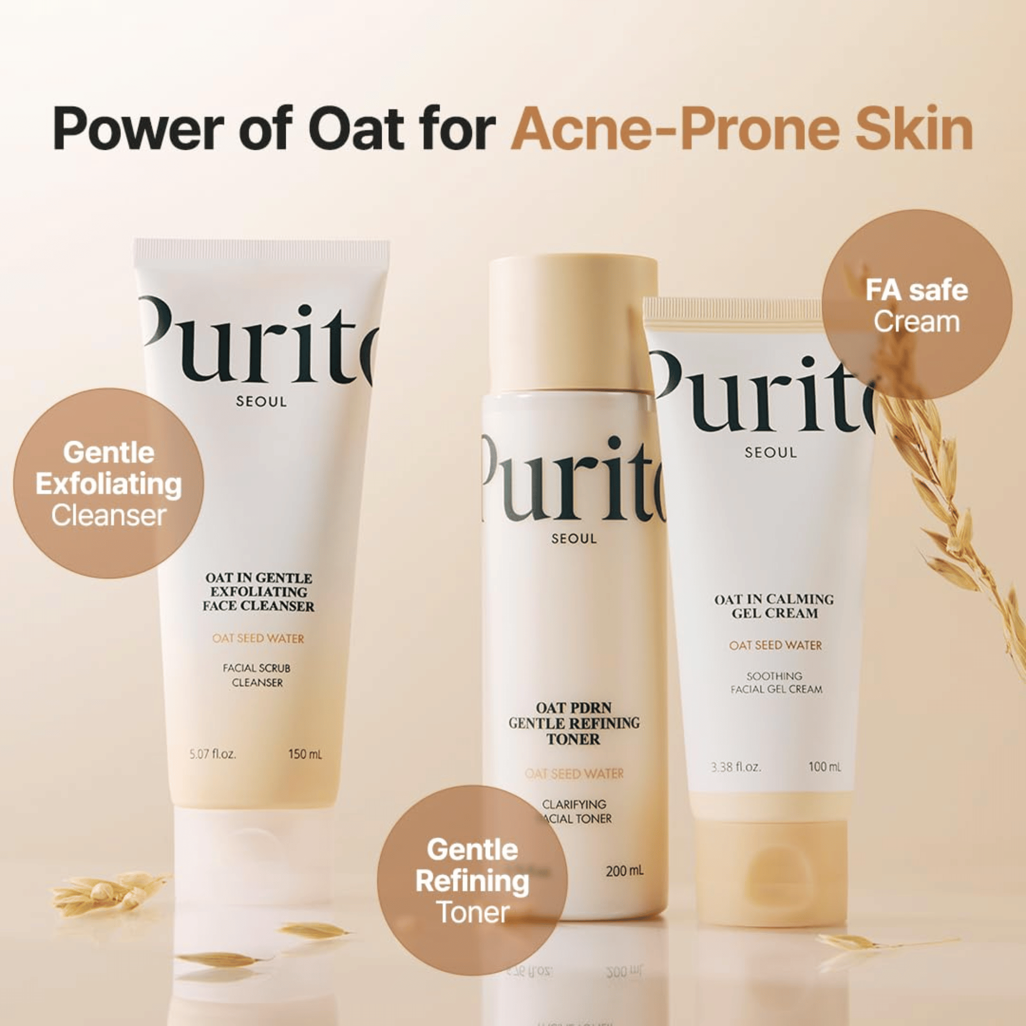 Purito Seoul Oat Barrier Balance Set