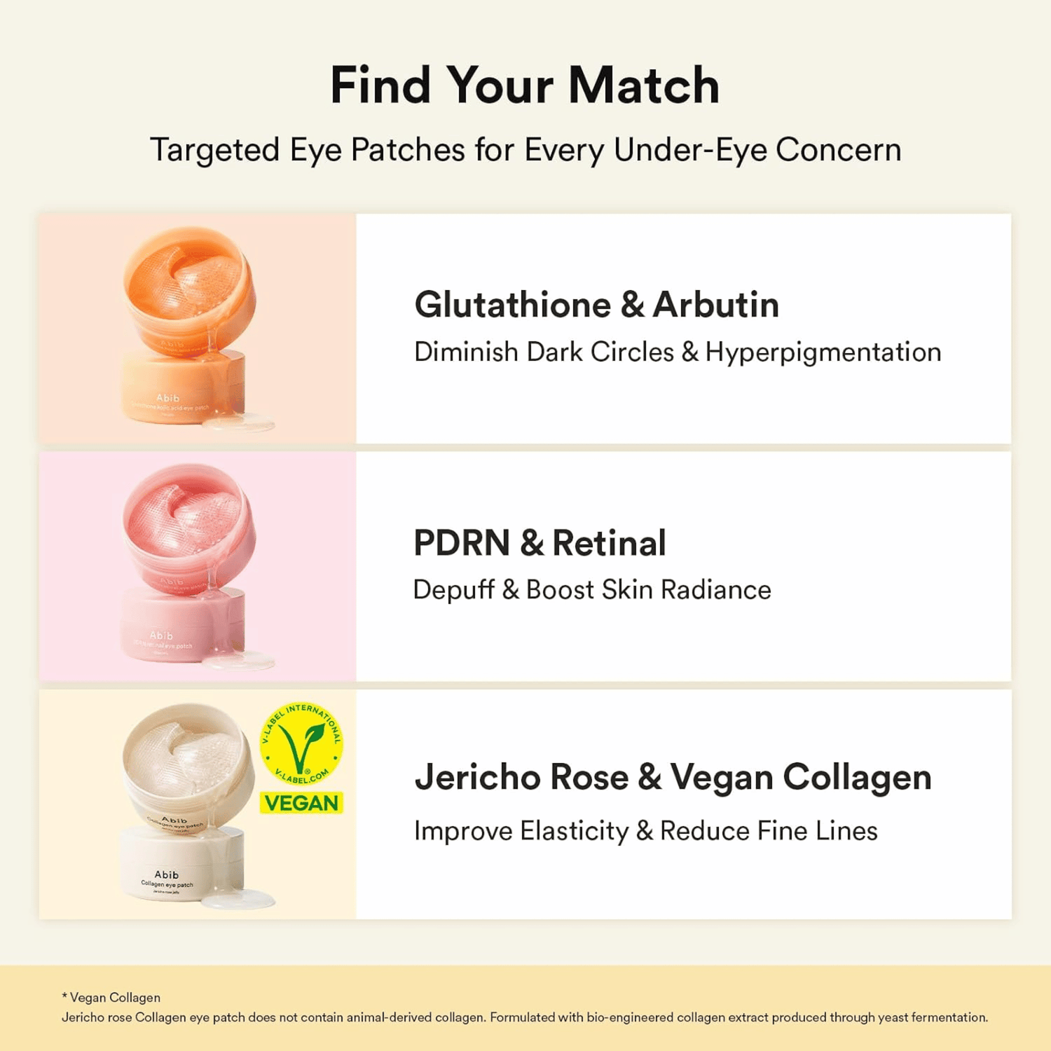 Abib Collagen Eye Patch Jericho Rose Jelly 60Stk - cosmadic
