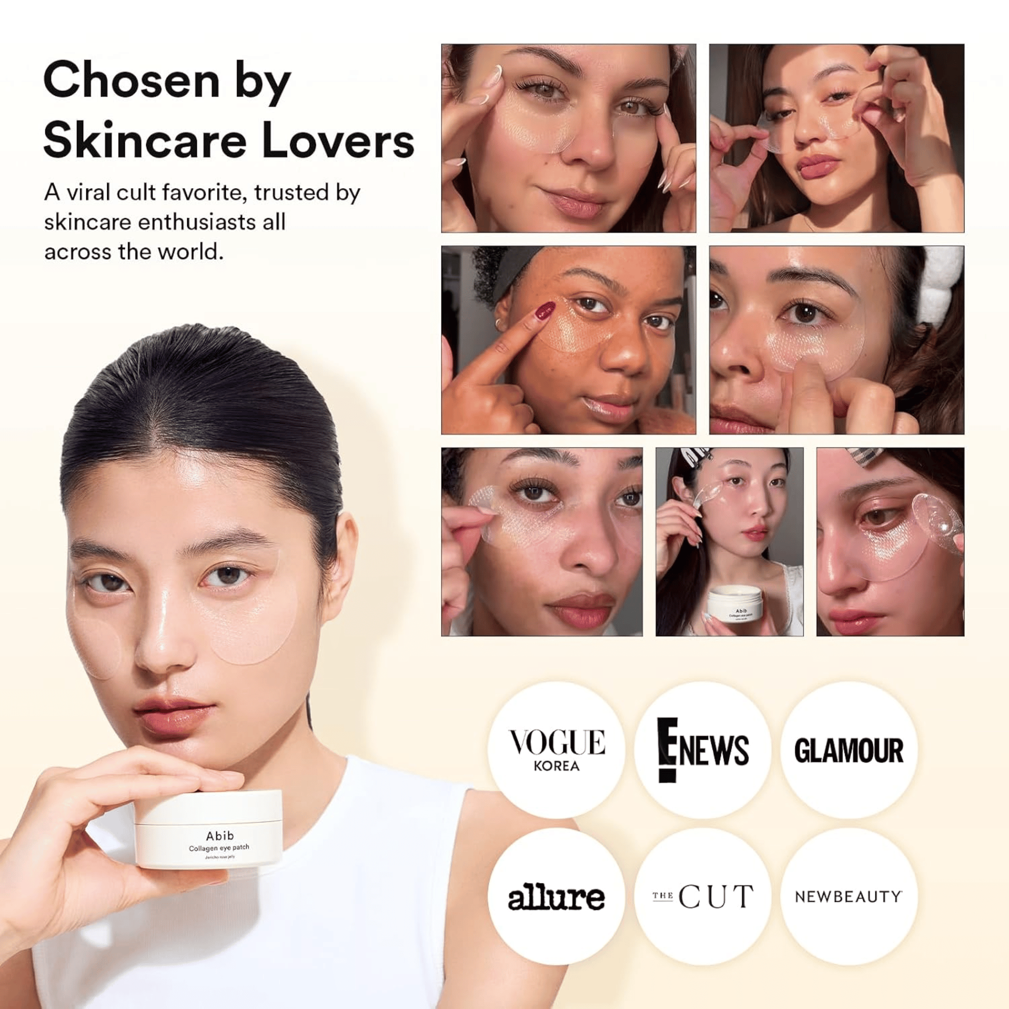 Abib Collagen Eye Patch Jericho Rose Jelly 60Stk - cosmadic