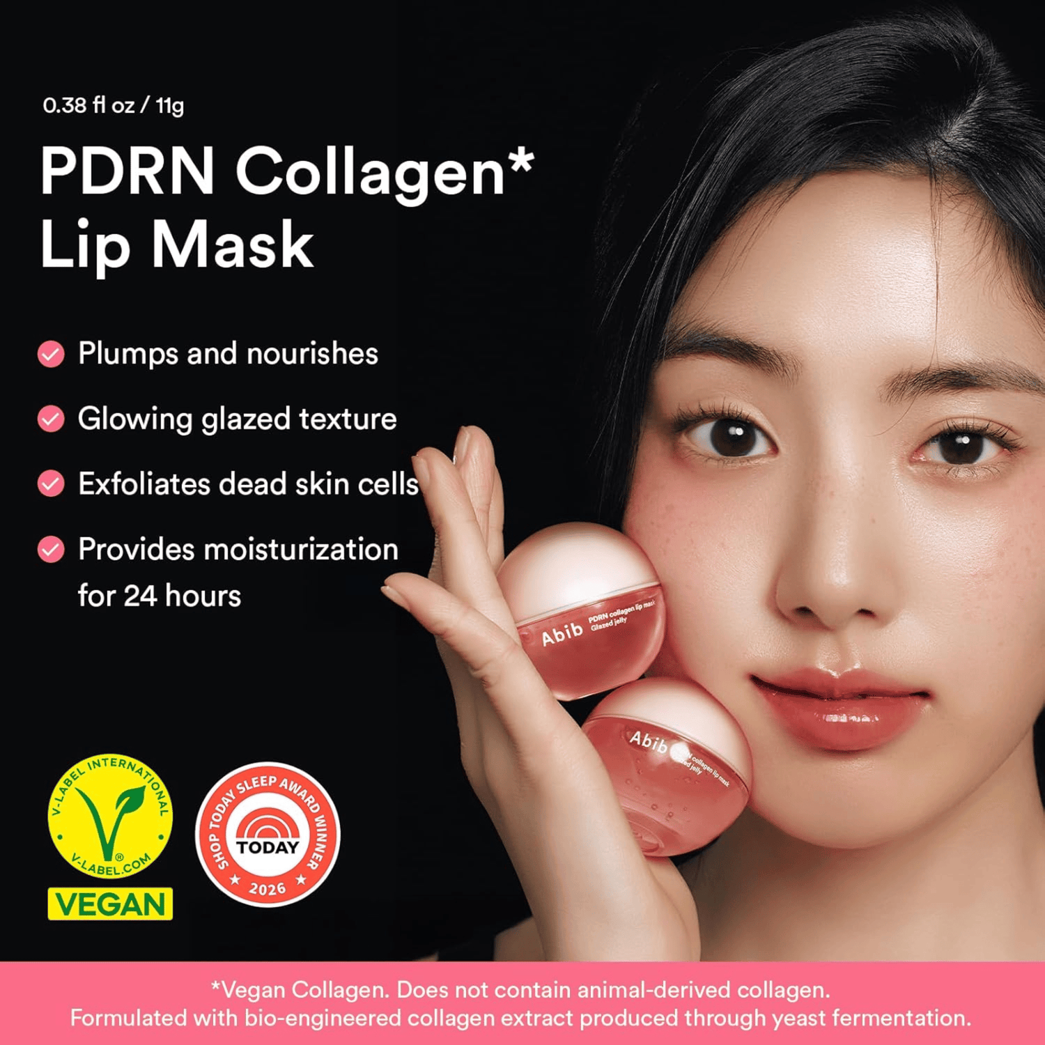 Abib PDRN Collagen Lip Mask Glazed Jelly - cosmadic