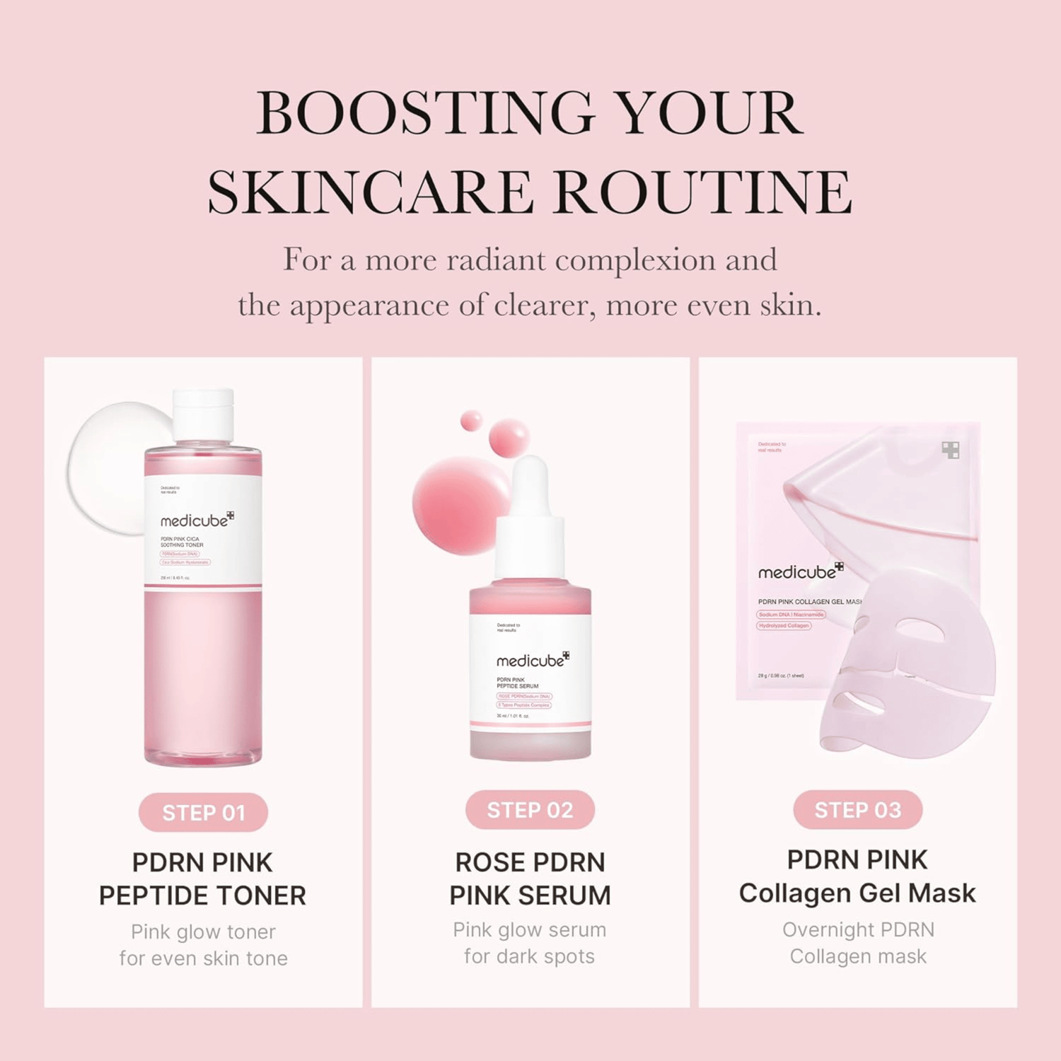 Medicube PDRN Pink Skin Renewal Set