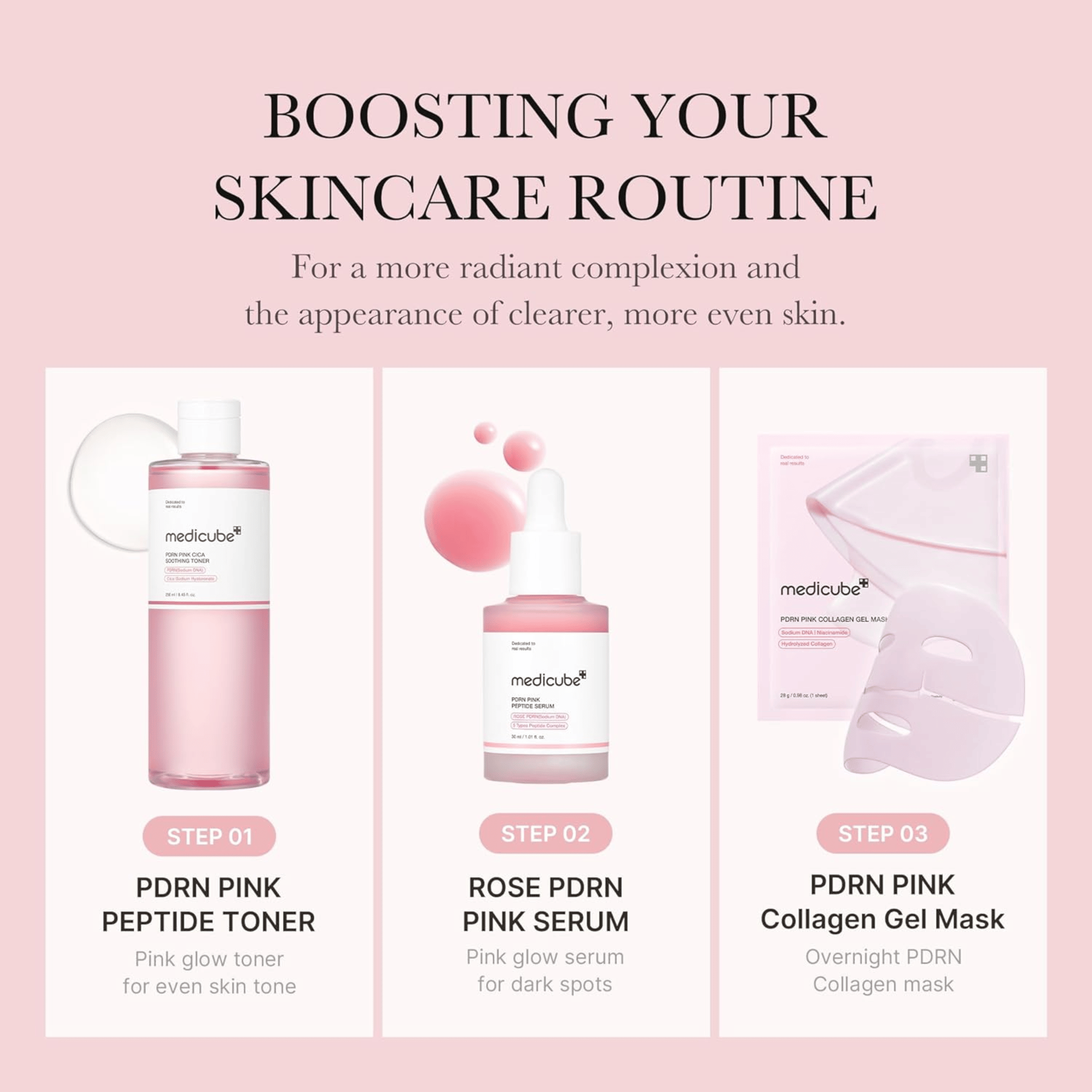 Medicube PDRN Pink Skin Renewal Set