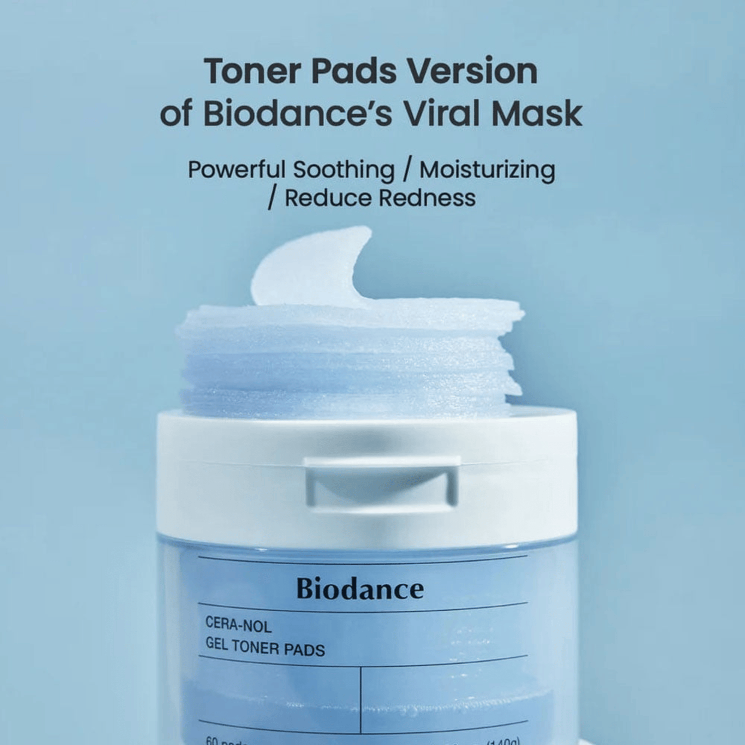 Biodance Cera-nol Gel Toner Pads 60 Pads - cosmadic
