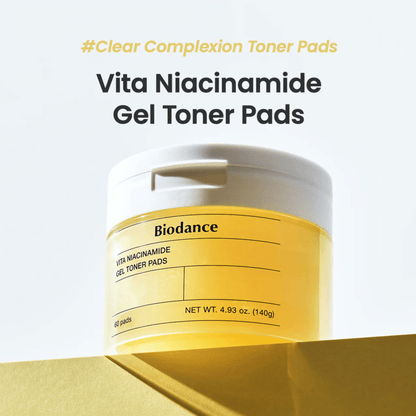 Biodance Vita Niacinamide Gel Toner Pad 60 Pads - cosmadic