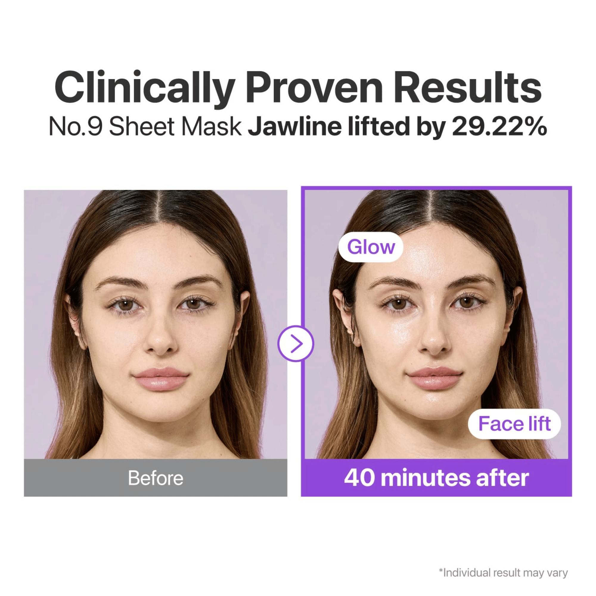 Numbuzin No.9 NAD+ Bio Lifting-sil Full Face Mask 4 sheets - cosmadic