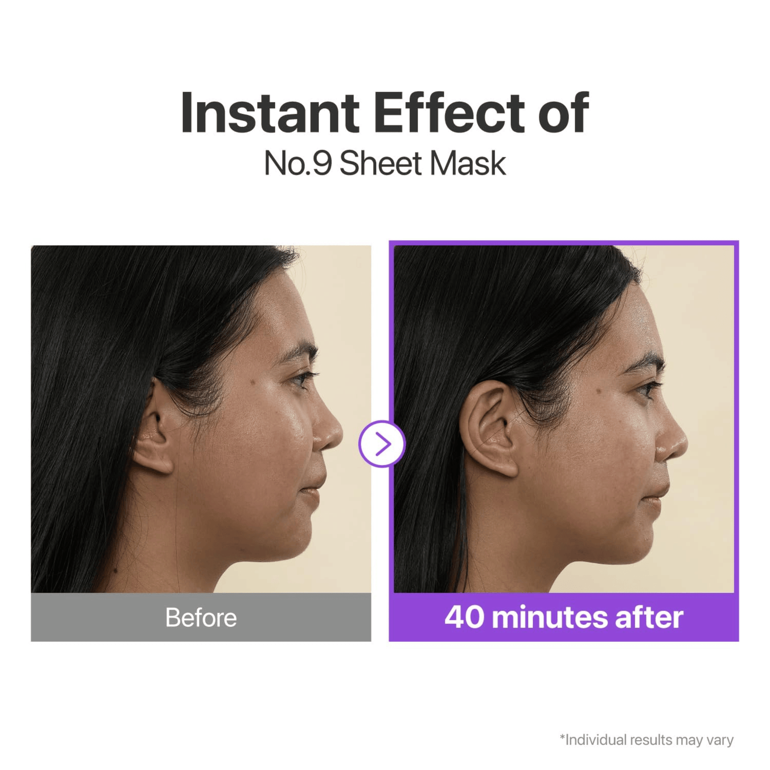 Numbuzin No.9 NAD+ Bio Lifting-sil Full Face Mask 4 sheets - cosmadic