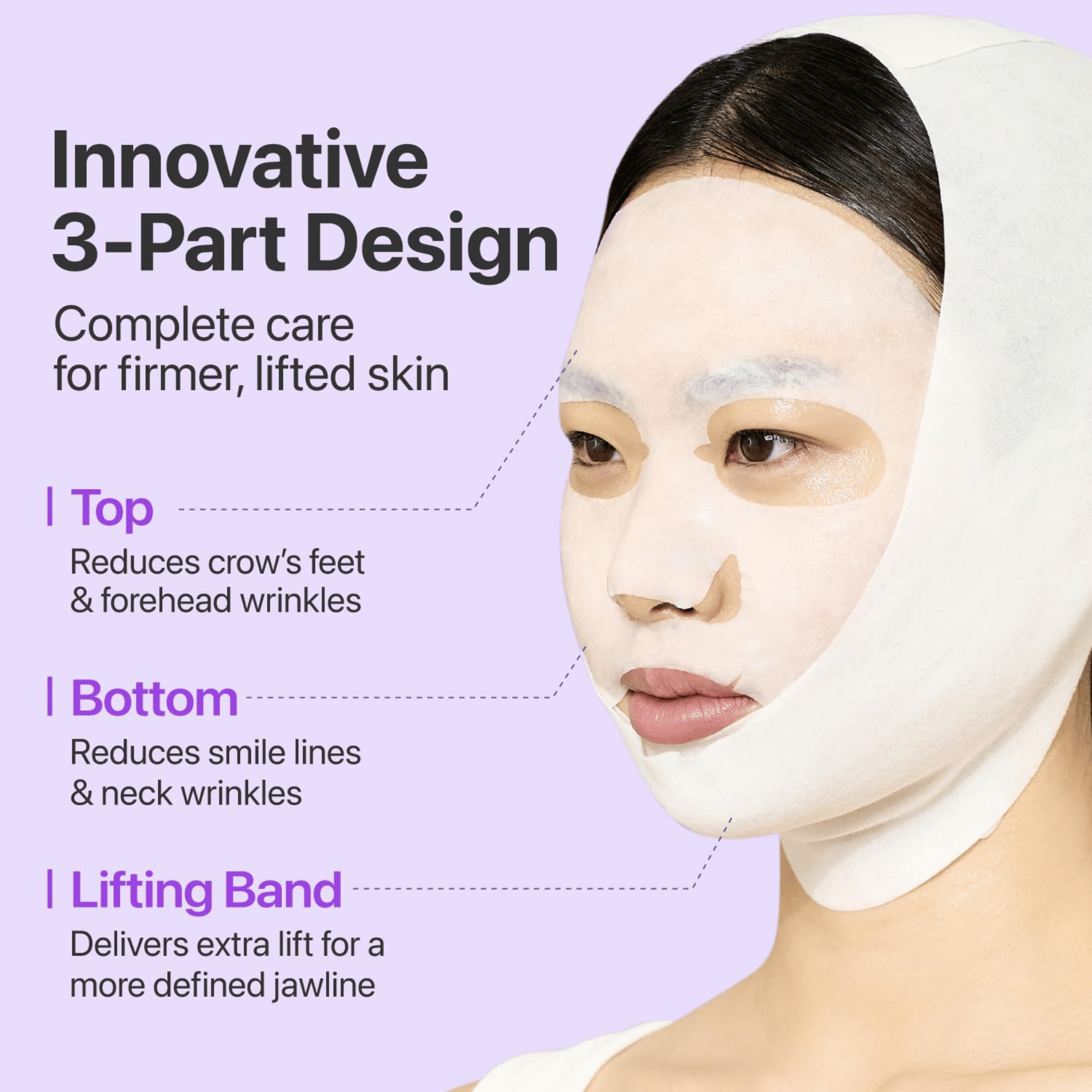 Numbuzin No.9 NAD+ Bio Lifting-sil Full Face Mask 4 sheets - cosmadic