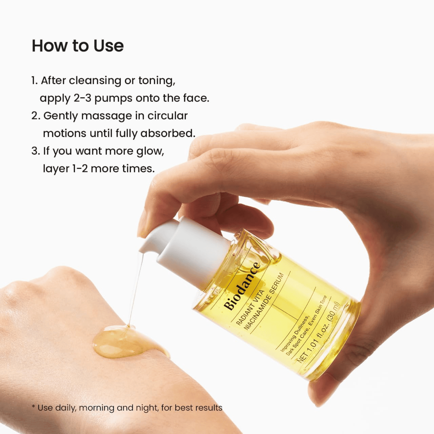 Biodance Radiant Vita Niacinamide Serum 30ml - cosmadic