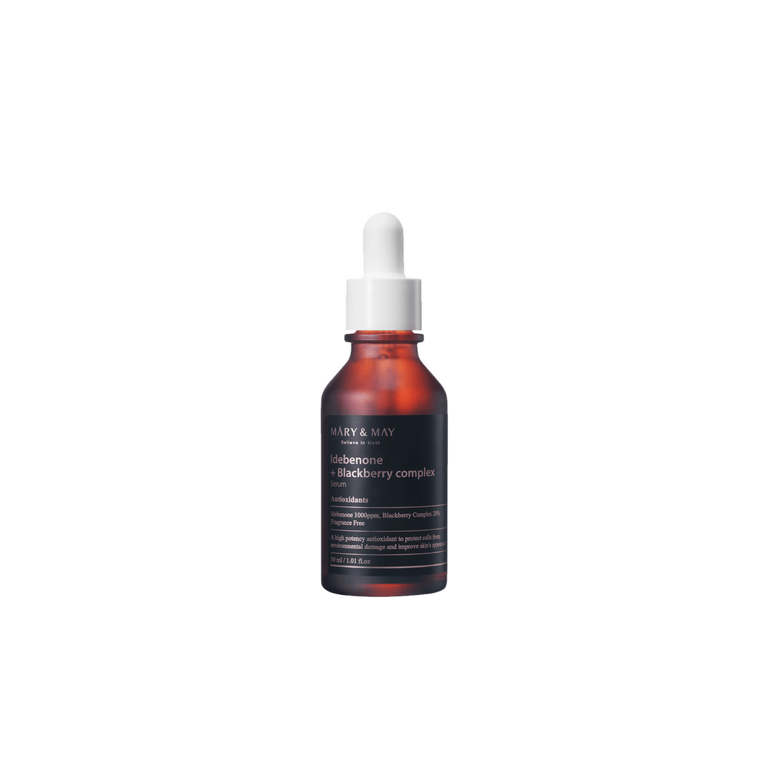 MARY &amp; MAY Idebenone + Blackberry Complex Serum 30ml