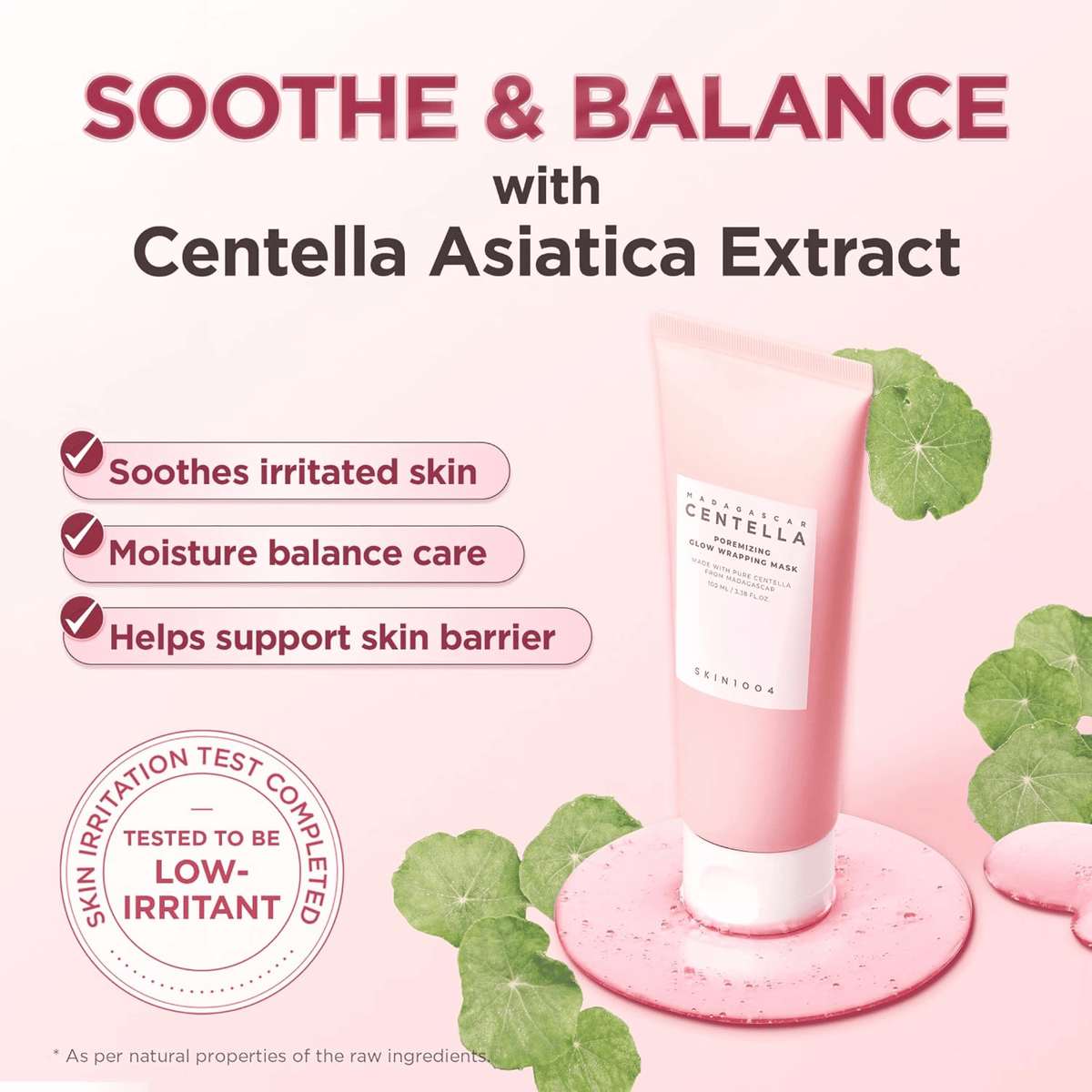 Skin1004 Madagascar Centella Poremizing Glow Wrapping Mask 100ml