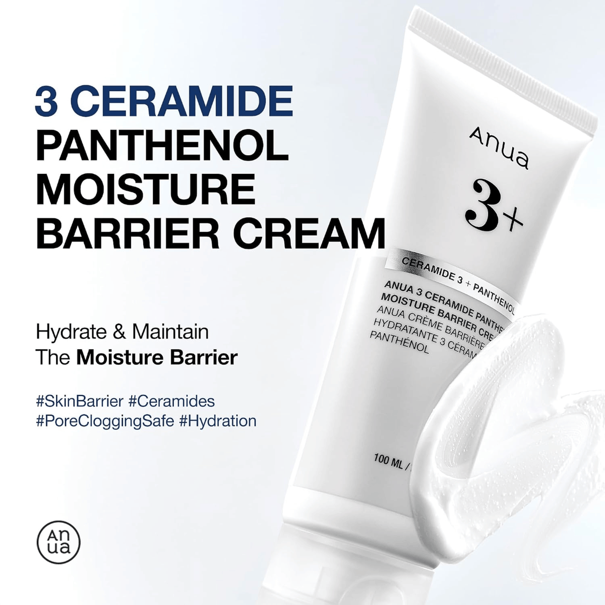 Anua 3 Ceramide Panthenol Moisture Barrier Cream 100ml - cosmadic