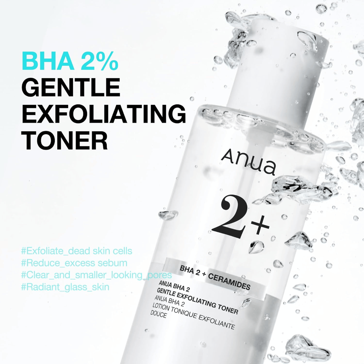 Anua BHA 2% Gentle Exfoliating Toner 150ml - cosmadic