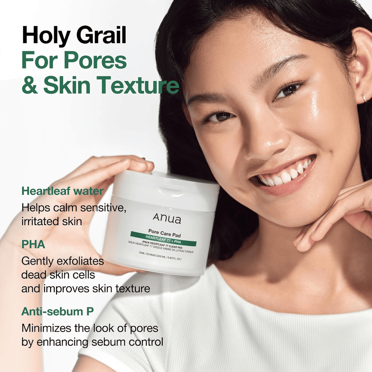Anua Heartleaf 77 Clear Pad 70 Pads - cosmadic