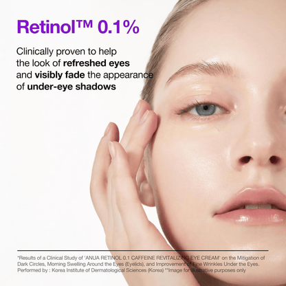 Anua Retinol 0.1+ Caffeine Revitalizing Eye Cream 30g