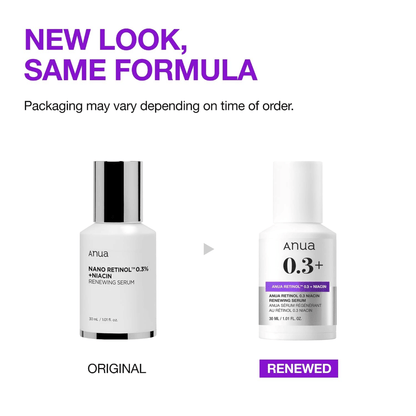 Anua Retinol 0.3+ Niacin Renewing Serum 30ml