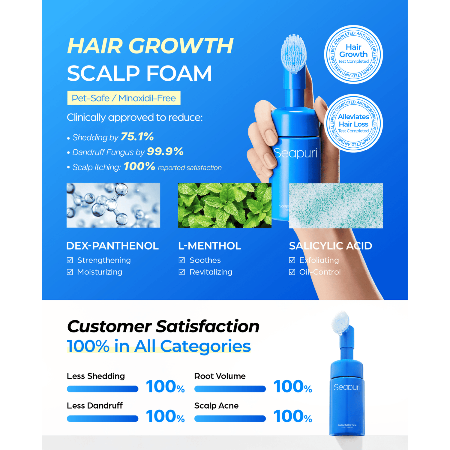 Seapuri Scalpy Bubble Tonic 100ml - cosmadic