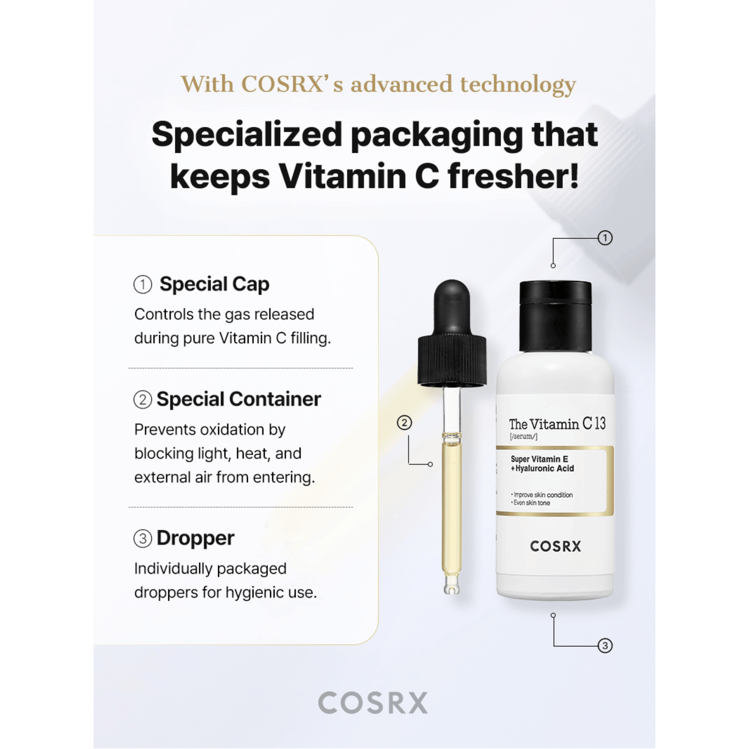 COSRX The Vitamin C 13 serum 20ml - cosmadic