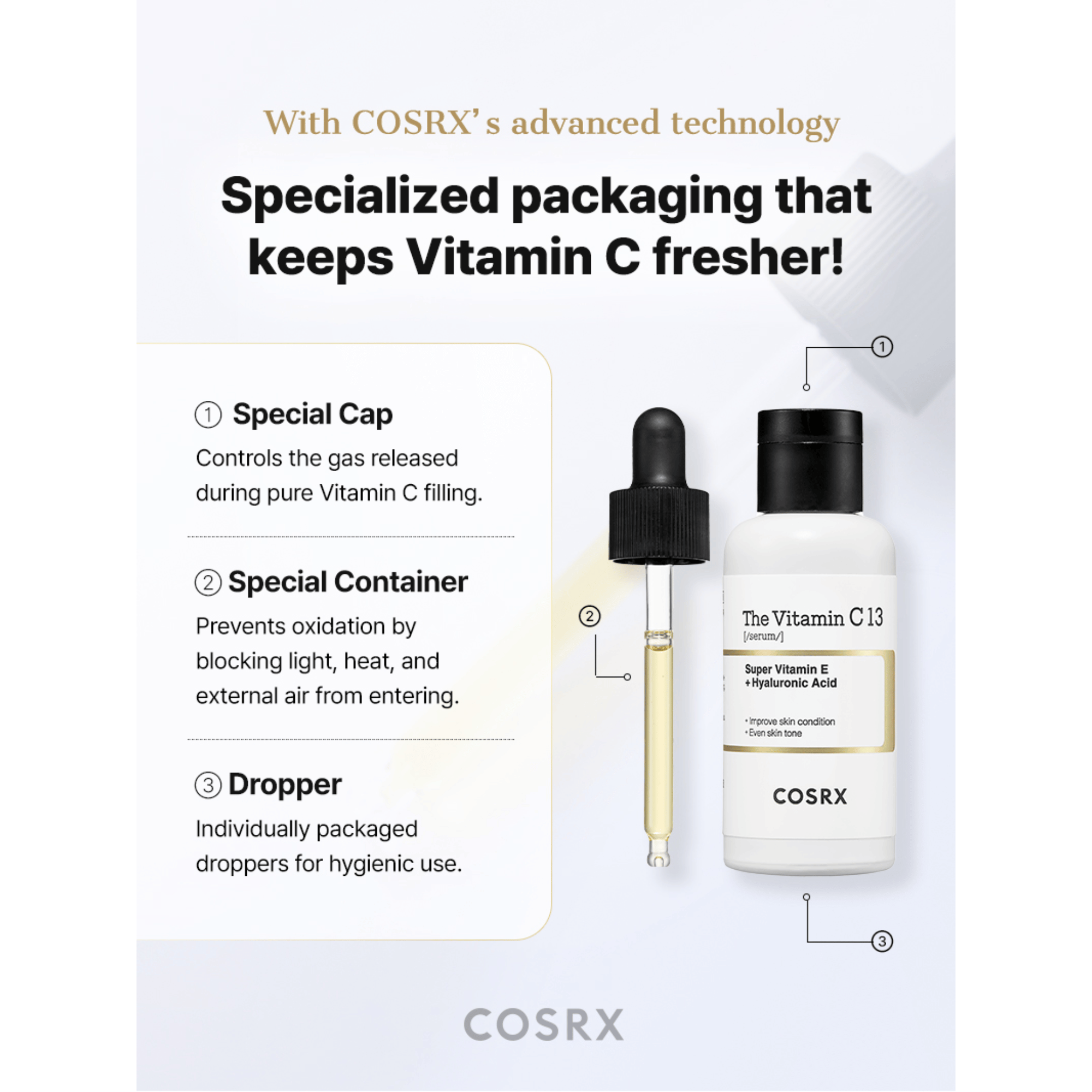 COSRX The Vitamin C 13 serum 20ml - cosmadic