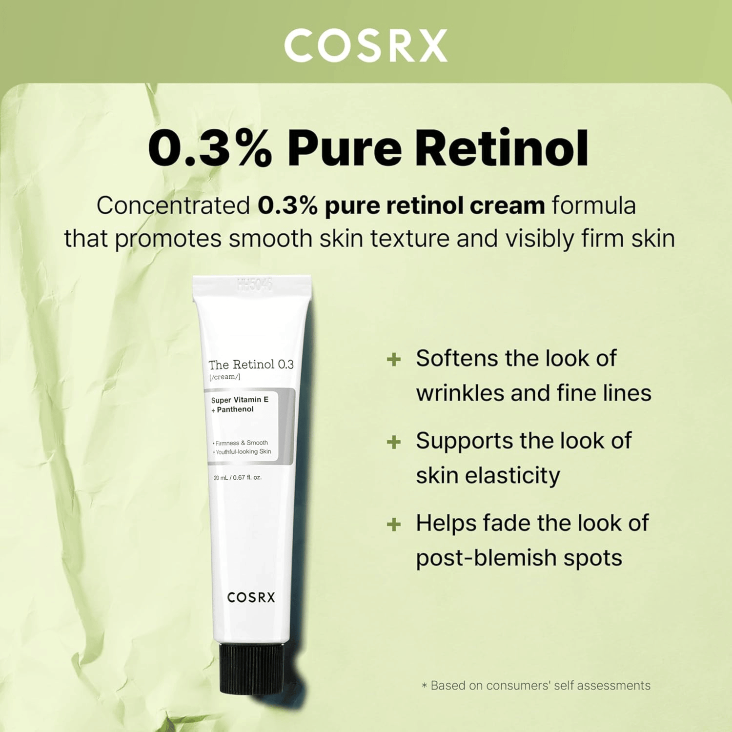 COSRX The Retinol 0.3 Cream 20ml - cosmadic