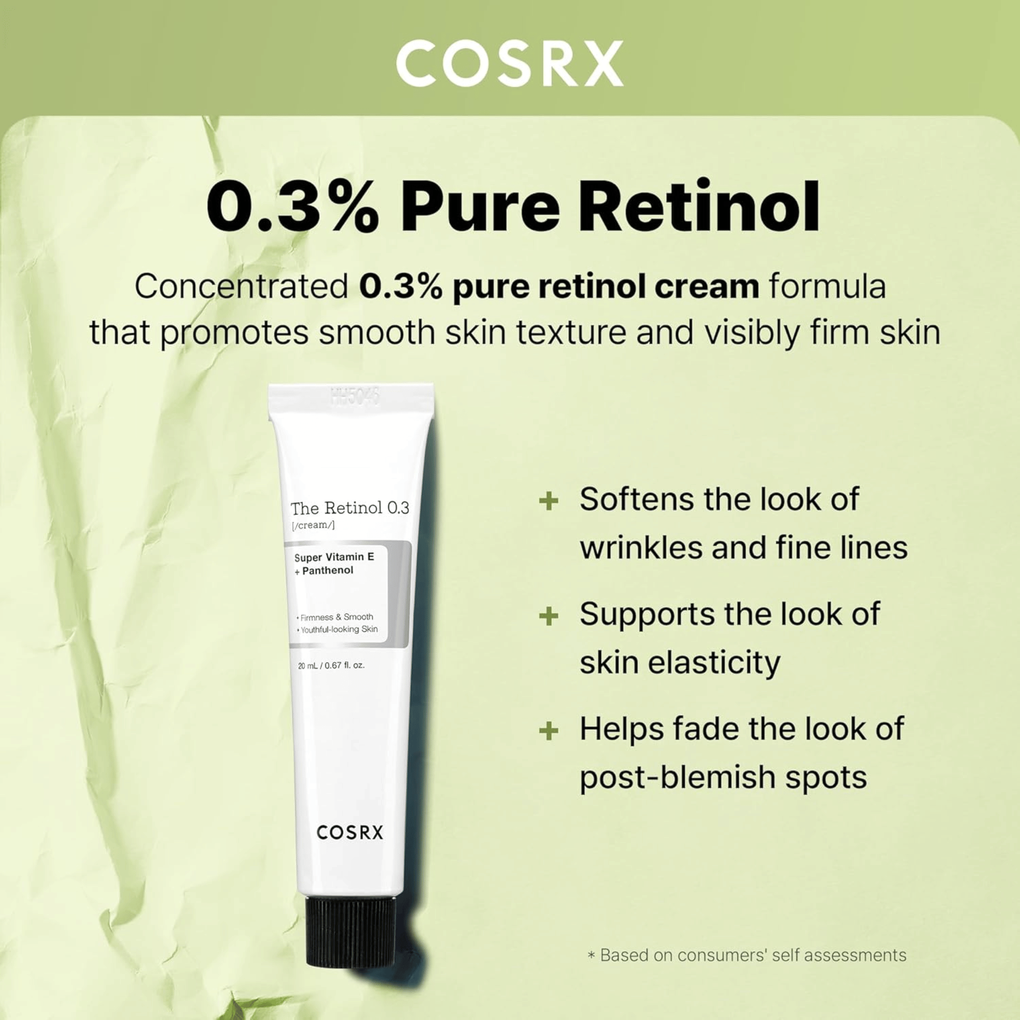 COSRX The Retinol 0.3 Cream 20ml - cosmadic