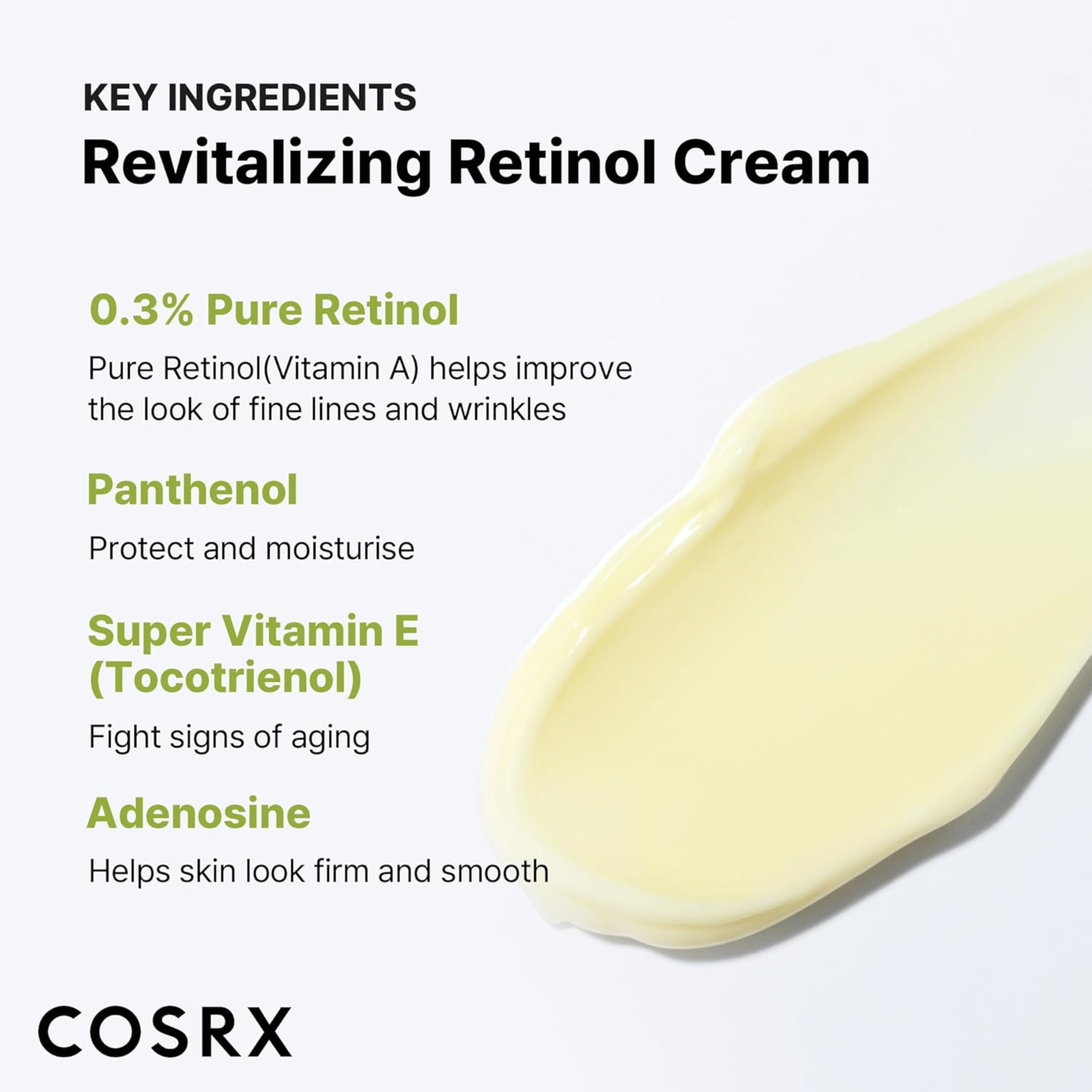 COSRX The Retinol 0.3 Cream 20ml - cosmadic