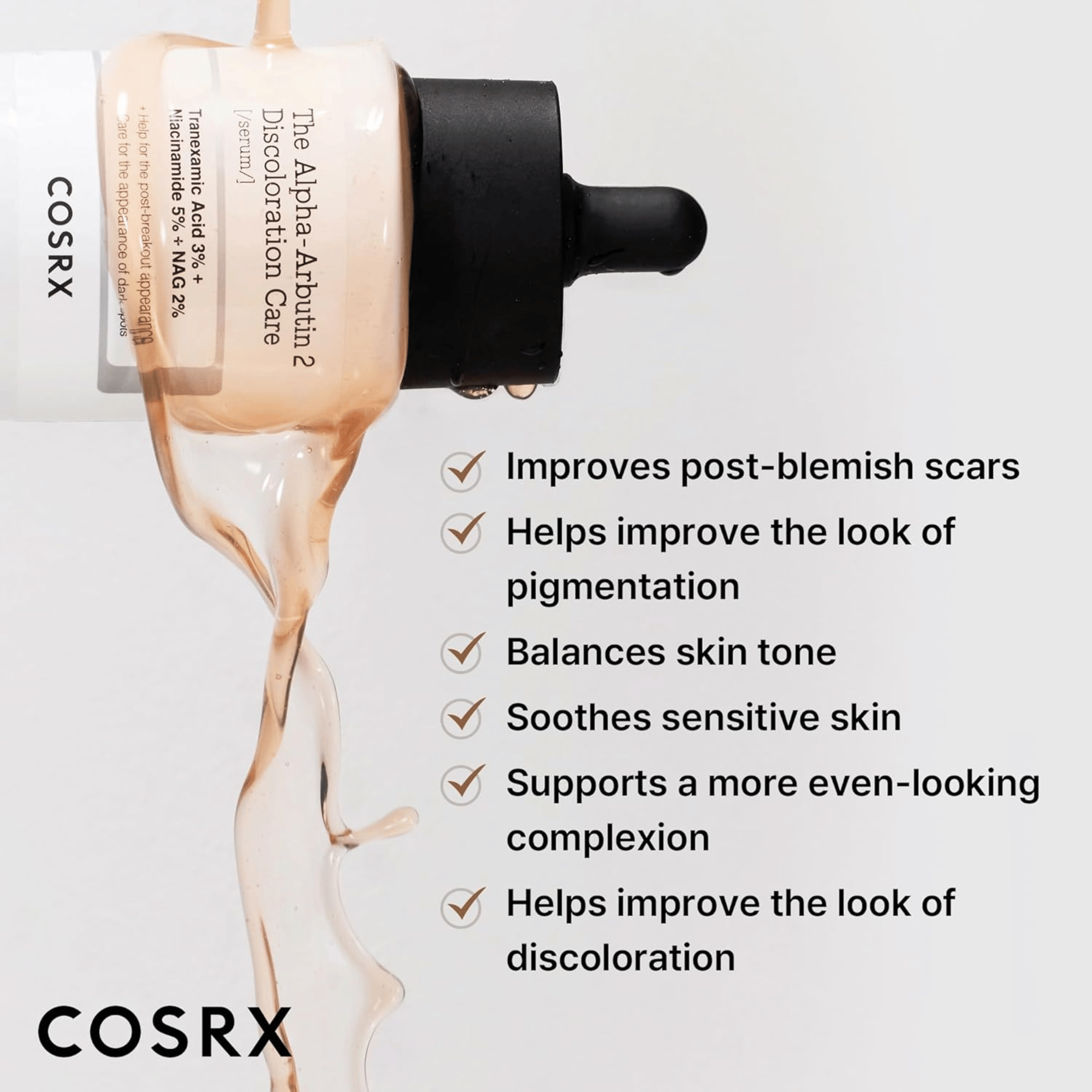 COSRX The Alpha-Arbutin 2 Discoloration Care Serum 50ml - cosmadic