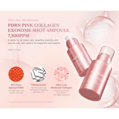 Medicube PDRN Pink Collagen Exosome Shot 7500 30ml - cosmadic