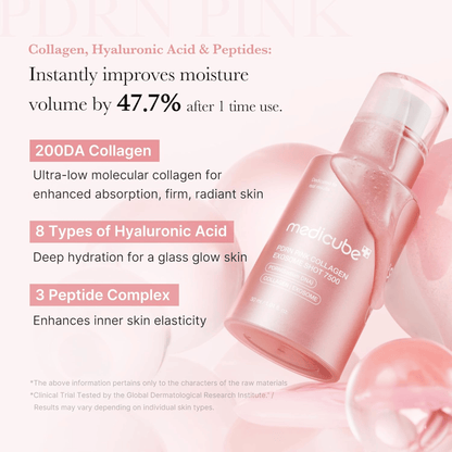 Medicube PDRN Pink Collagen Exosome Shot 7500 30ml - cosmadic