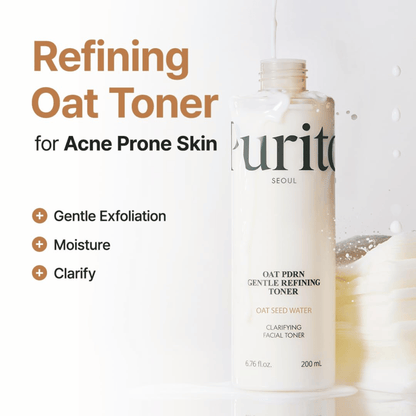 Purito Seoul Oat PDRN Gentle Refining Toner 200ml - cosmadic