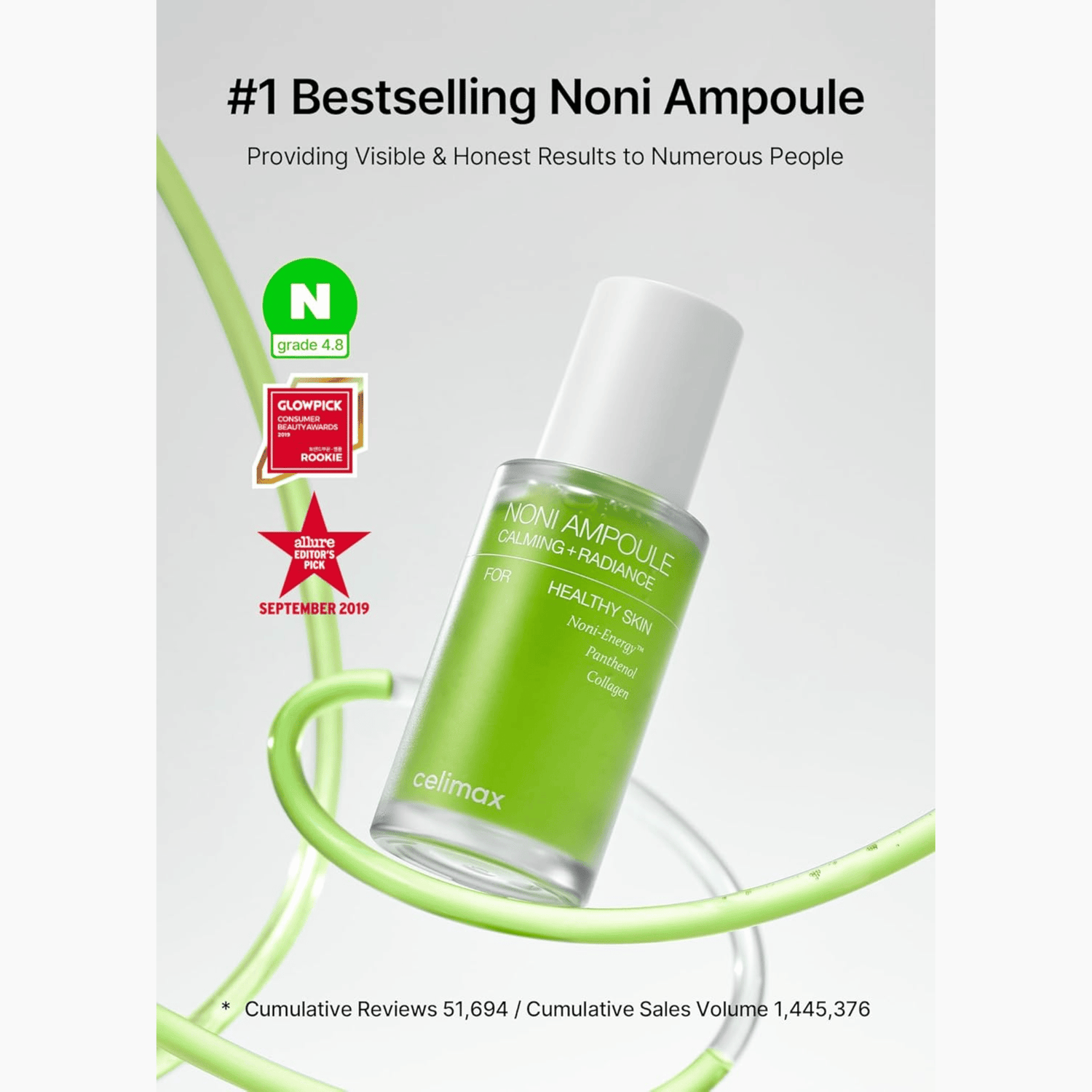 Celimax Noni Ampoule Calming + Radiance 30ml - cosmadic
