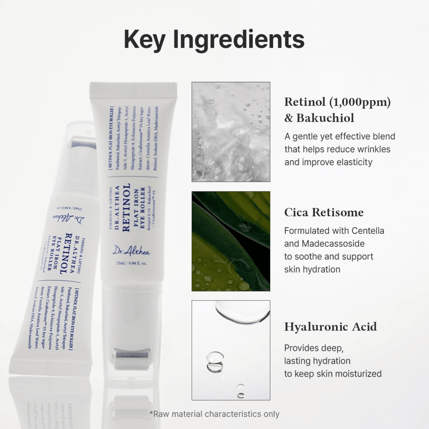 Dr.Althea Retinol Flat Iron Eye Roller 25ml - cosmadic